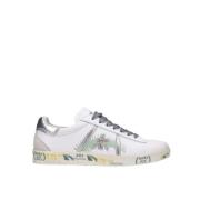 Premiata Andy Lädersneakers White, Dam