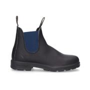 Blundstone 1917.Blk-Navy Platta Skor för Stiliga Män Black, Herr