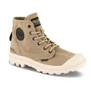 Palladium Vegan Hi-Top Canvas Sneakers Gray, Dam