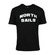 North Sails Herr Bomull T-shirt Kollektion Black, Herr