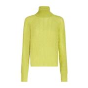 Etro Klassiska Turtlenecks Green, Dam