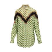 Etro Snygg Herrskjorta Green, Dam