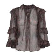 Etro Stilfull Top Brown, Dam