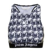 Palm Angels Logo Sport-BH - Svart Black, Dam