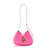 Palm Angels Rosa Läder Hobo Väska Pink, Dam