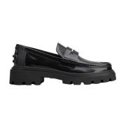 Tod's Klassiska Moccasin Skor Black, Dam