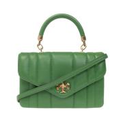 Tory Burch ‘Kira Mini’ quiltad axelväska Green, Dam