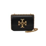 Tory Burch Elegant liten Hobo-väska - Svart läder Black, Dam