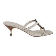 Tory Burch Stilfulla Klackmules Beige, Dam