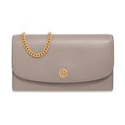 Tory Burch Plånbok/korthållare Gray, Dam