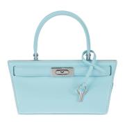 Tory Burch Petite Lee Radziwill Cat Eye Väska Blue, Dam