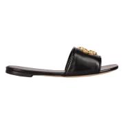 Tory Burch Lädersandal Black, Dam