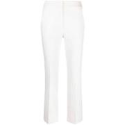 Peserico Leather Trousers White, Dam