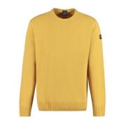 Paul & Shark Ull Crewneck Tröja Yellow, Herr