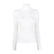 Sportmax Vita Tröjor - Flavia Kollektion White, Dam