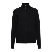 Norse Projects Ribbstickad kofta Black, Herr