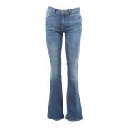 Liu Jo Retro Flare Jeans Blue, Dam