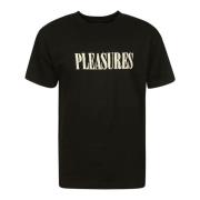 Pleasures Kittla logotyp-t-shirt Black, Herr