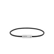 Le Gramme 5g Nato cable bracelet Black, Unisex