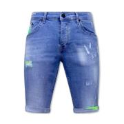 Local Fanatic Skinny Herr Shorts - 1027-Sh Blue, Herr