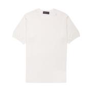 Brooks Brothers Rundhalsad stickad tröja White, Herr