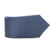 Canali Sidenslips med kakel mikrotryck Blue, Herr