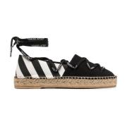 Off White Espadrillos Black, Dam