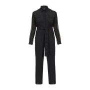 Pinko Elegant Marocaine Jumpsuit Black, Dam