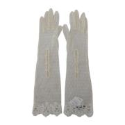 Dolce & Gabbana Gloves White, Dam