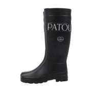 Patou Rain Boots Black, Dam