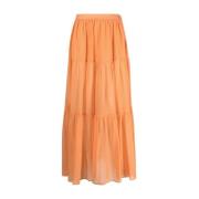 Manebí Maxi Skirts Orange, Dam
