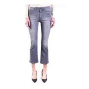 Dondup Cropped Jeans Gray, Dam