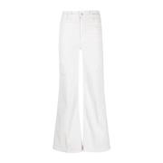 Mother Fickor Jeans White, Dam
