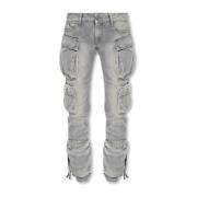 The Attico Skinny Jeans Gray, Dam