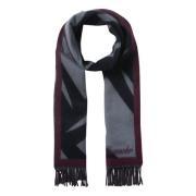 Drumohr Razor Blade Wool Scarves Multicolor, Herr