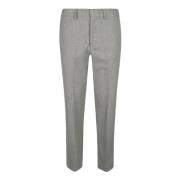 P.a.r.o.s.h. Straight Trousers Gray, Dam