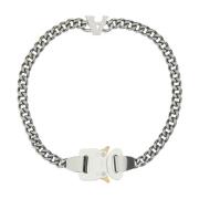 1017 Alyx 9SM Silvermetallhalsband Gray, Herr