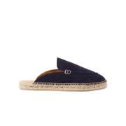 Scarosso Blåa Mocka Espadrillos Blue, Herr