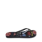 Philipp Plein Flip Flops Sliders Black, Herr