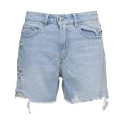 Icon Denim Denim Shorts Blue, Dam