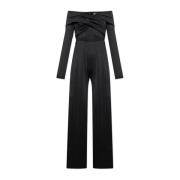 Diane Von Furstenberg Off-shoulder jumpsuit Black, Dam