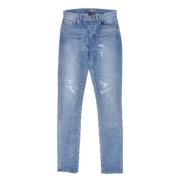 Saint Laurent Vintage Pre-owned Bomull jeans Blue, Dam