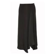 Noor of Sweden Petra plizzé skirt Black, Dam