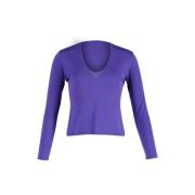 Ralph Lauren Pre-owned Pre-owned Silke ytterklder Purple, Dam