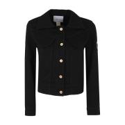 Patou Denimformad jacka Black, Dam