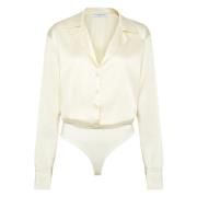 MVP wardrobe Silke Revers Body White, Dam