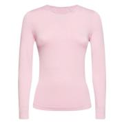 MVP wardrobe Metallic Top Långa ärmar Pink, Dam