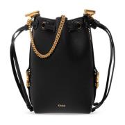 Chloé ‘Marcie Micro’ bucket axelremsväska Black, Dam