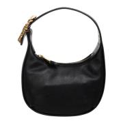 Moschino Elegant Kompakt Hobo Väska Black, Dam