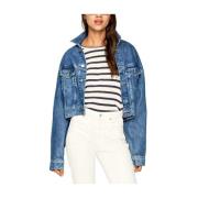 Pepe Jeans Chaqueta Crop Volt Chable Blue, Dam